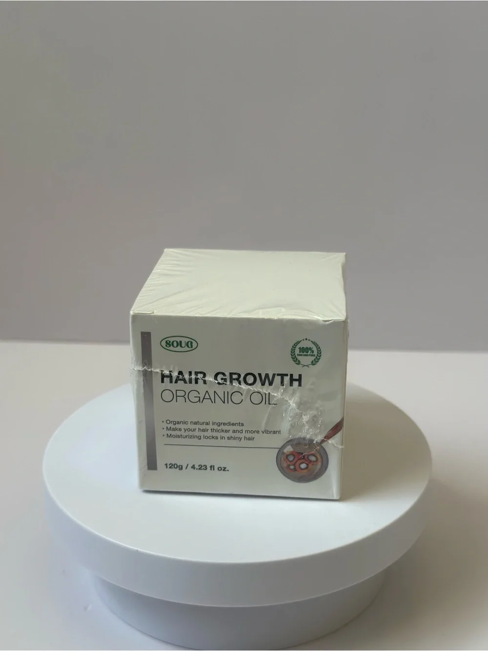 Hair Growth Organic Oil - White